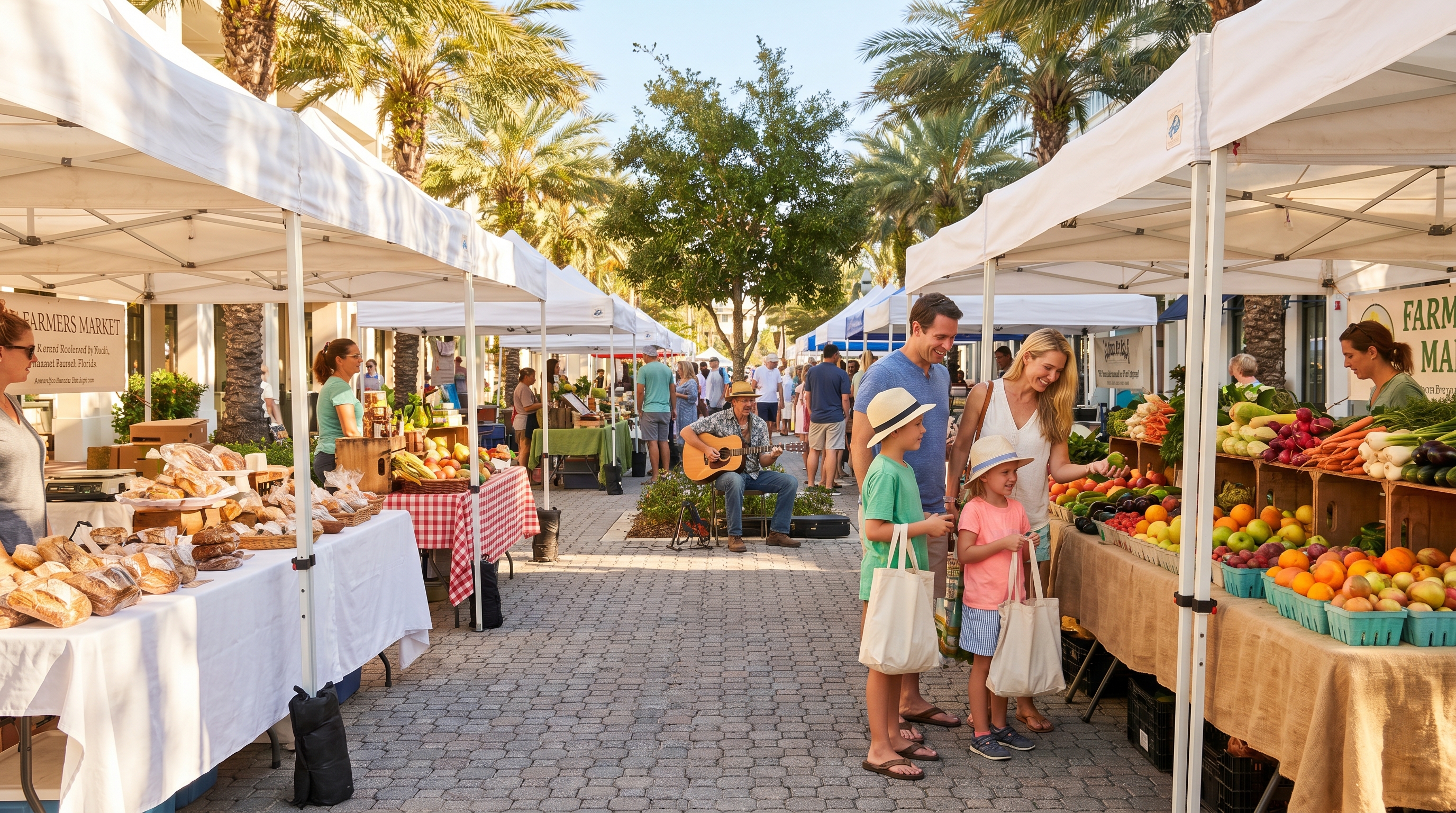 Saturday Farmers Market at Grand Boulevard — produce, seafood, baked goods